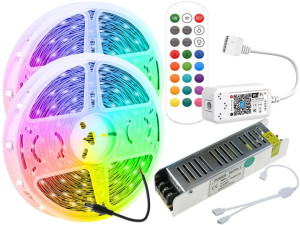 ZESTAW RGBW 10M Smart WiFi Taśma LED Biała Ciepła