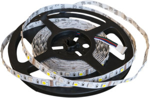 Taśma LED RGBW 10m IP20 2x Rolka BIAŁY CIEPŁY 12V