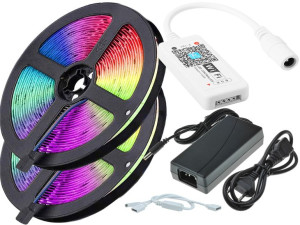 ZESTAW LED Smart 10M Taśma 300 RGB sterownik WiFi