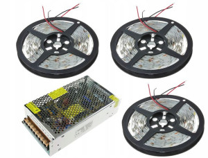 ZESTAW 15M 900LED Taśma 5630 BIAŁY Neutralny IP20