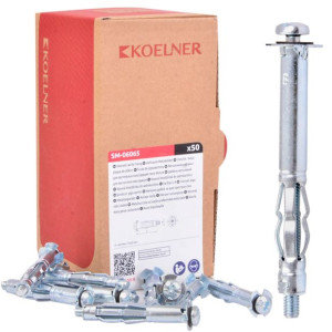 Koelner Łącznik Do Płyt G-k 6x65mm Interset Sm-06065 50szt/opak
