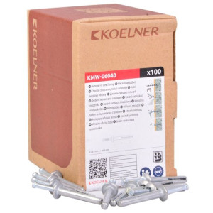 Koelner Kołek Metalowy Do Wbijania 6x40mm Kmw-06040 100szt/opak