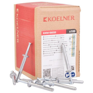 Koelner Kołek Metalowy Do Wbijania 6x50mm Kmw-06050 100szt/opak
