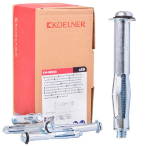 Koelner Łącznik Do Płyt G-k 8x80mm Interset Sm-08080 50szt/opak