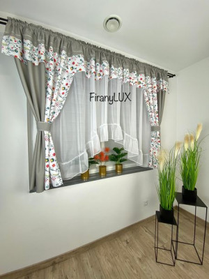 Firana Gotowa Z Zaslonami 400x160