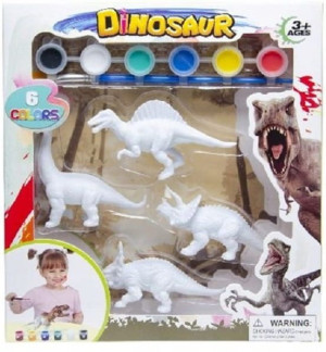 Zestaw figurek do malowania dinozaur