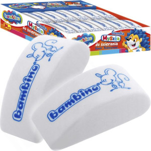 Bambino Gumka Do Ścierania Myszka Biała 3011