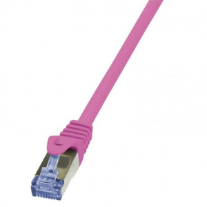 Przewód LogiLink RJ45 3.0m różowy