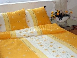 Pościel z kory 180x200 Margertyka K033 na guziki