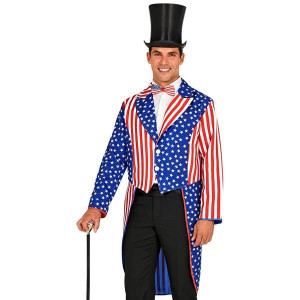 Frak Męski Usa Strój Męski Flaga Usa Showman - Xl