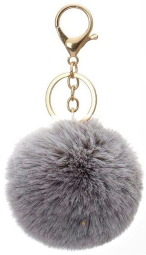 Pompon Brelok Futrzany Futerko Do Torebki Torby