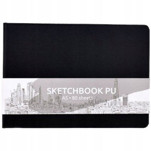 SKETCHBOOK Szkicownik A5 z gumką 80 k.