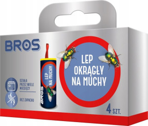 Bros Lep Na Muchy Owady Okragły 4szt.