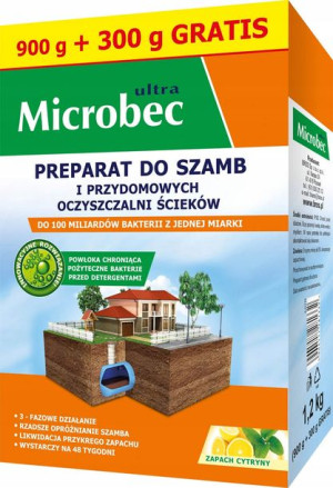 Microbec Ultra Bakterie Do Szamba 900+300G