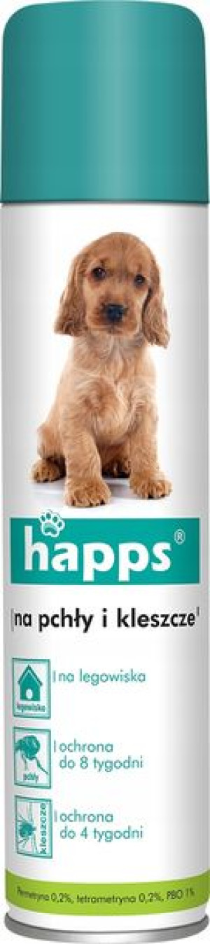 Spray Happs na pchły i kleszcze 250 ml 0 250 ml