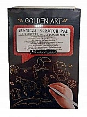 Magiczny blok wydrapywanka GOLDEN ART