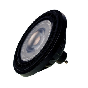Żarówka Ar111 - 10w Gu10 3000k/ Czarna