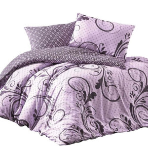 Pościel bawełniana OTIS LILA/200x220 COTTONLOVE EXCLUSIVE