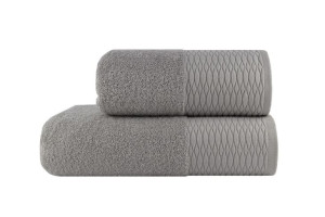 Ręcznik Bawełna 100% MODA GREY (W) 50x100+70x140 kpl.