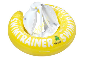 Freds Swimtrainer Koło Do Nauki Pływania Żółte 4-8 Lat (20-36 Kg)