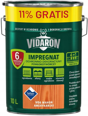 Vidaron Impregnat Ochronny Mahoń Amerykańs V06 10l