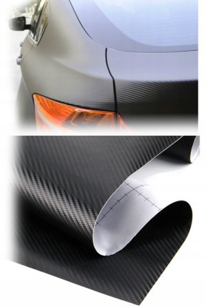 Folia Carbon 4D Karbon Okleina Czarna 152X10Cm Mat