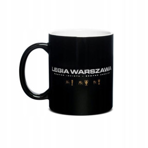 Legia Warszawa Kubek trofea klubu czarny (L)