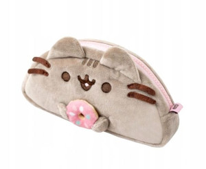 Pusheen Cat kosmetyczka piórnik pluszowy z uszami