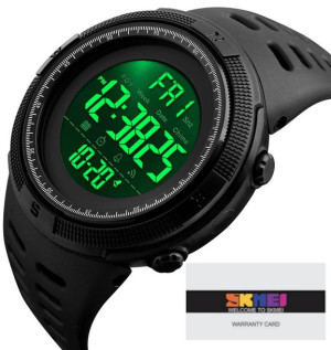 Skmei Sportowy Męski Zegarek Wodoodporny Led Timer