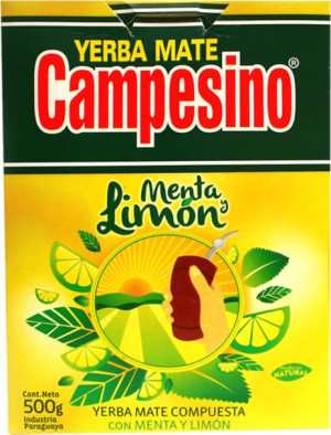 Yerba Mate Campesino Menta Limon 500g