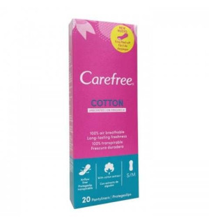 Carefree Cotton Wkładki higieniczne 20 szt.