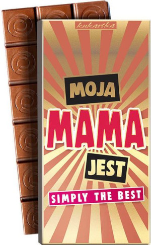 MAMA THE BEST czekolada mleczna 100g Kukartka
