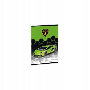 Lamborghini zeszyt gładki czysty z marginesem 0027