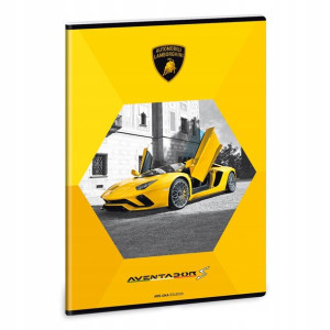 Lamborghini Aventador zeszyt w linię A4 8354