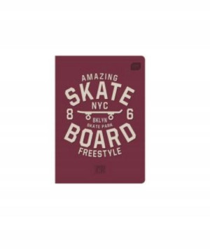 Interdruk zeszyt 32k kratka margines SKATE BOARD