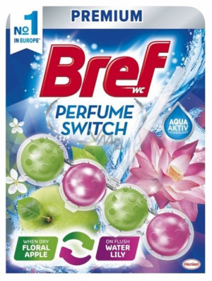 Bref Perfume Switch Floral Apple & Water Lily Zawieszka WC 50g