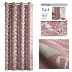 Amelia Home Zasłony Oxford Floris Rose 140x250