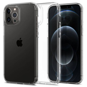 Etui Iphone 12 Pro Max Spigen Ultra Hybrid Crystal Clear Transparentne