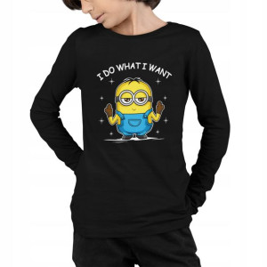 Bluzka Dziecięca Długi Rękaw - Minionki 12+