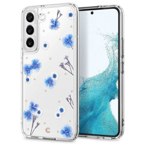 Etui Samsung Galaxy S22 Spigen Cyrill Cecile Blue Spring Wzór