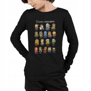 Bluzka Dziecięca Długi Rękaw - Minionki 9+