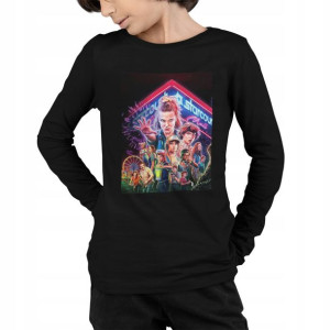 Bluzka Dziecięca Długi Rękaw - Stranger Things 7+