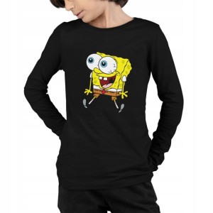 Bluzka Dziecięca Długi Rękaw - Spongebob Bajka 7+