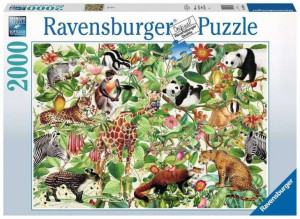 Puzzle 2000 Elementów Dżungla
