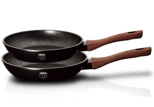 Zestaw 2 Patelni Granitowych Berlinger Haus Ebony Rosewood Bh-1726