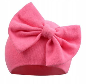 Czapka niemowlęca WIOSNA JESIEŃ 0-6 mscy 36-42cm