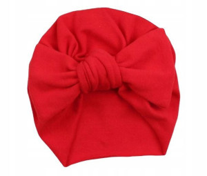 Czapka niemowlęca TURBAN wiosna jesień 6-12 mscy