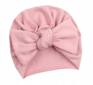 Czapka niemowlęca TURBAN wiosna jesień 6-12 mscy