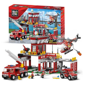 Blocki Myfirebrigade Posterunek Straży Pożarnej 841 Elementy