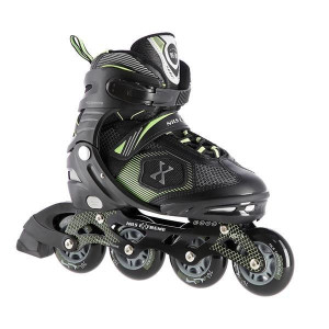 Na9080 Czarno/zielone Rozm M (35-38) Łyżworolki Nils Extreme
